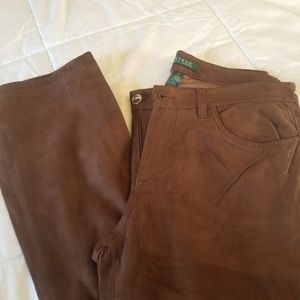 BRAND NEW Ralph Lauren Suede Pants